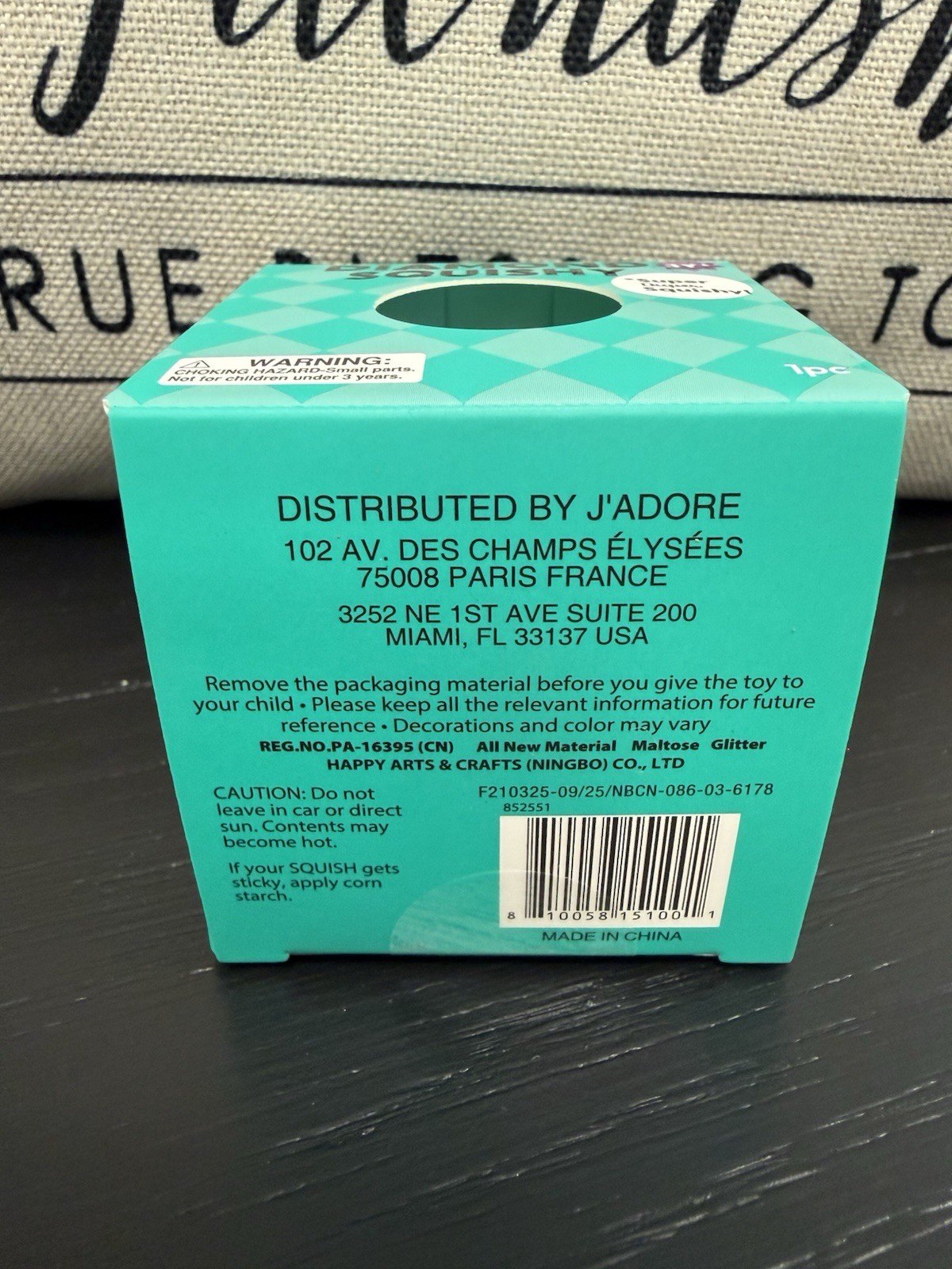 NEW Teal J’Adore Diamond Squishy Toy Target Squeeze Orb Toy SIMILAR TO NEEDOH
