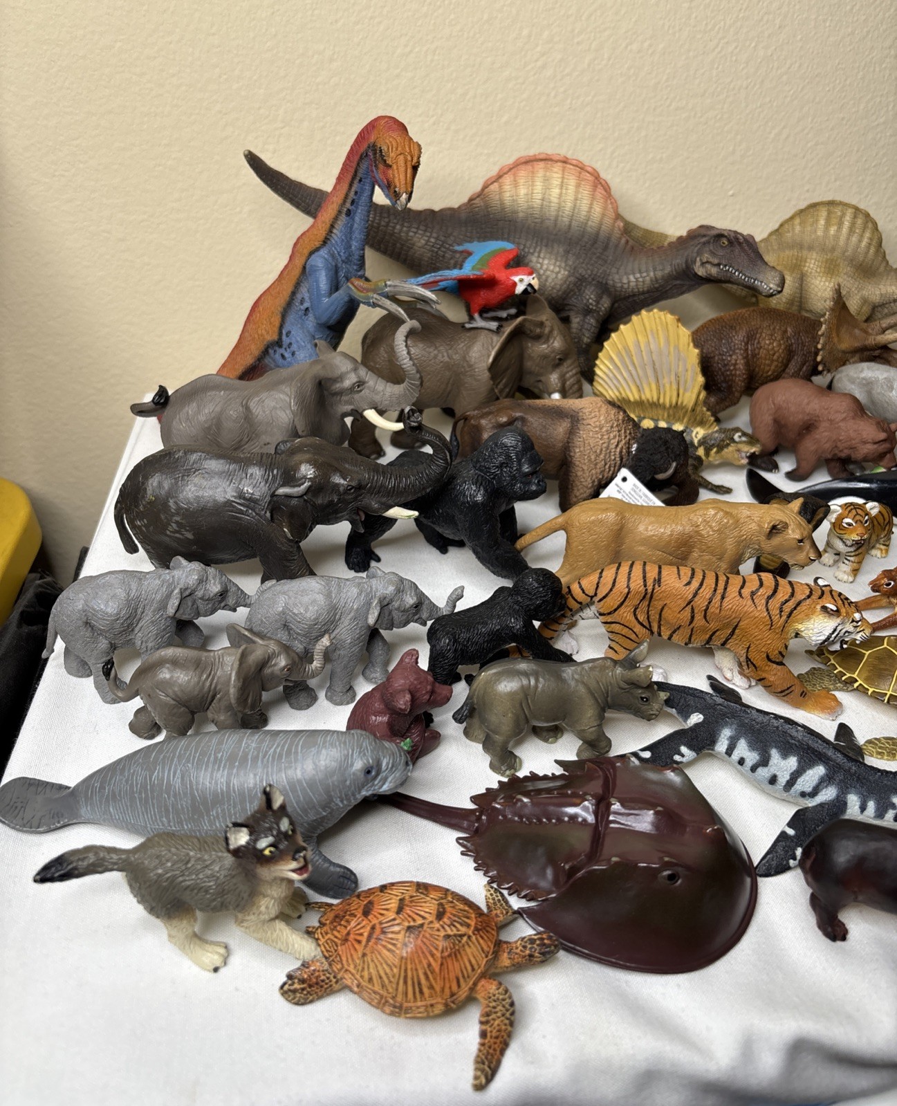 Lot of 88 Safari Ltd Schleich Dinosaur Forest Jungle Wildlife Collectible Models