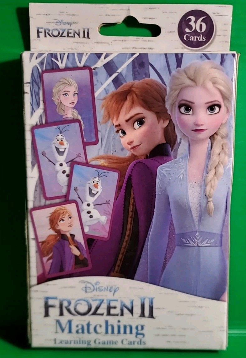 Frozen 2 Matching Game Flash Cards 36 Cards for Ages 3 plus