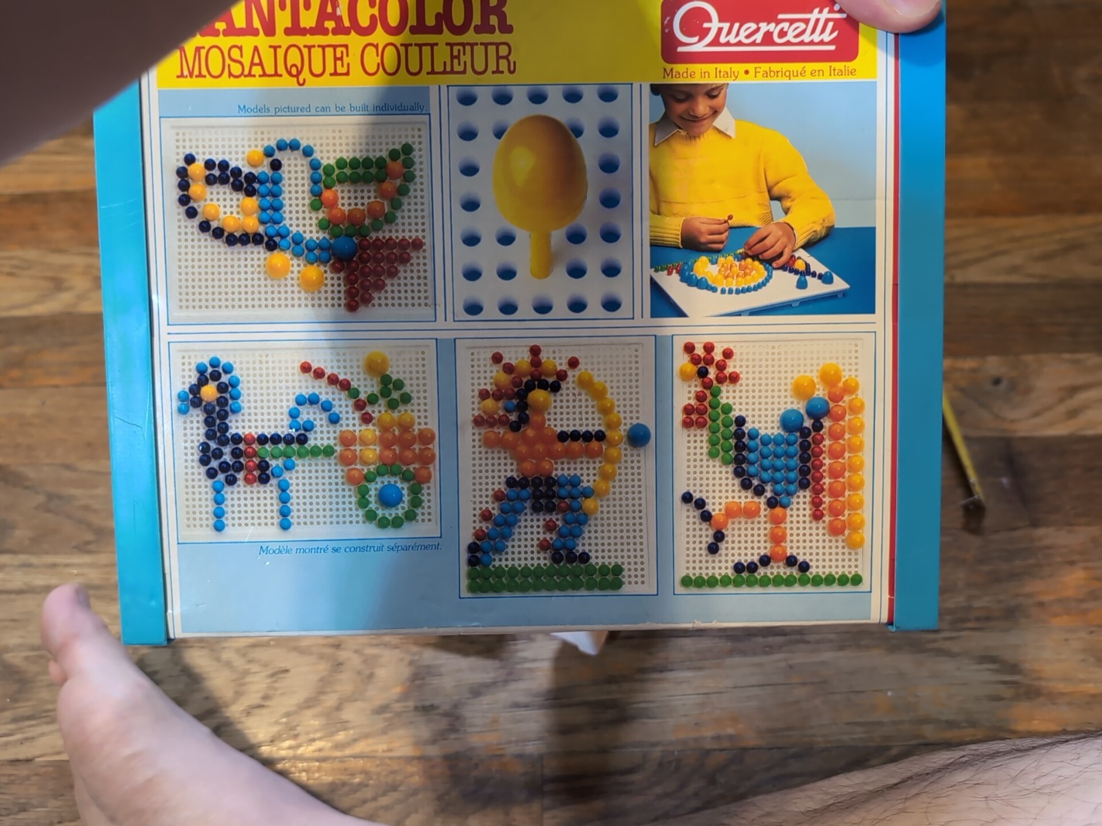 Quercetti Fantacolor Mosaic Peg Set Art Creative TOY Made In Italy