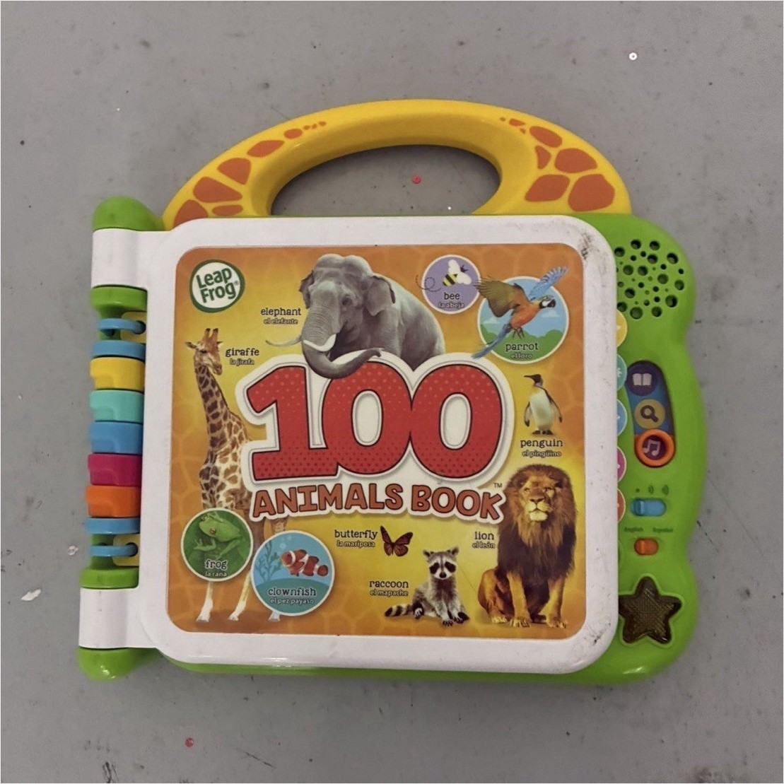 LeapFrog 100 Animals Book Electronic Learning System for Ages 18 Months Up