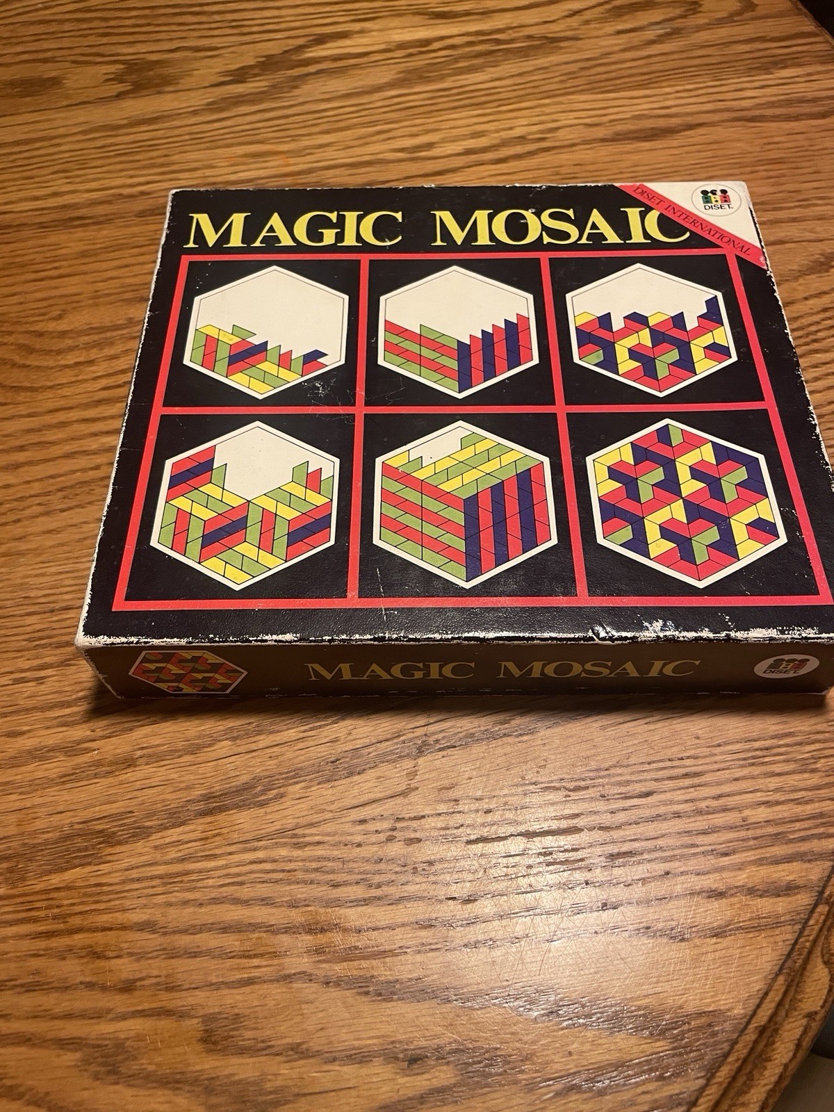 Magic Mosaic Vintage Educational Puzzle Game Diset International