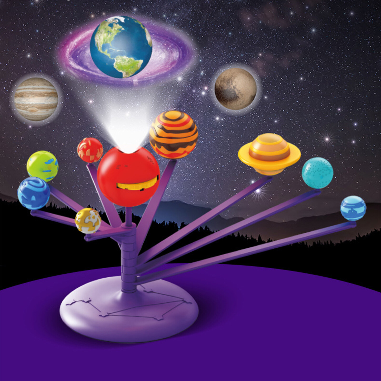 For Kids Solar System Planetarium DIY Science Kits Planet Model Stem Toys Gifts