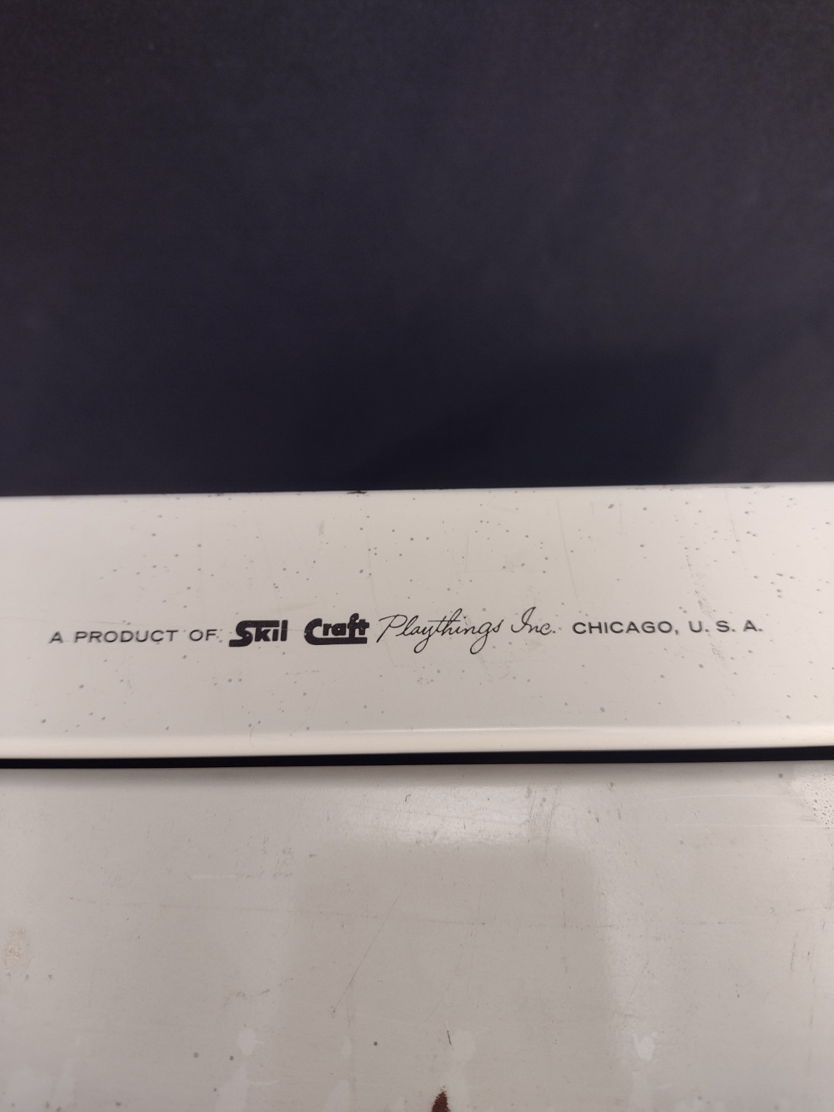 SkilCraft Biology Lab Set Metal Hinged Case Only. Excellent Lithography 1960’s