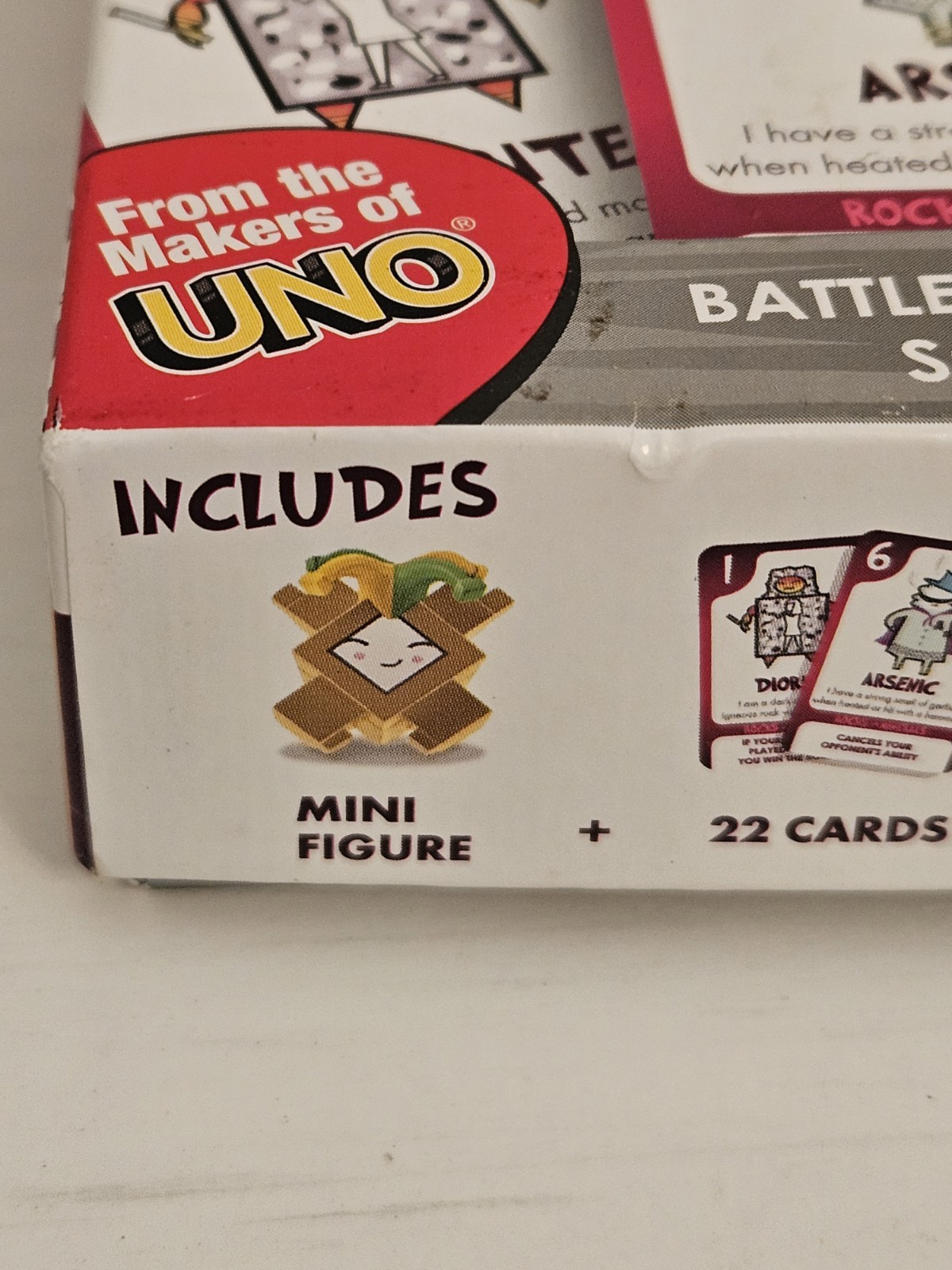 Mattel Basher Science Rocks and Minerals Card Game with Pyrite Figure NEW Sealed