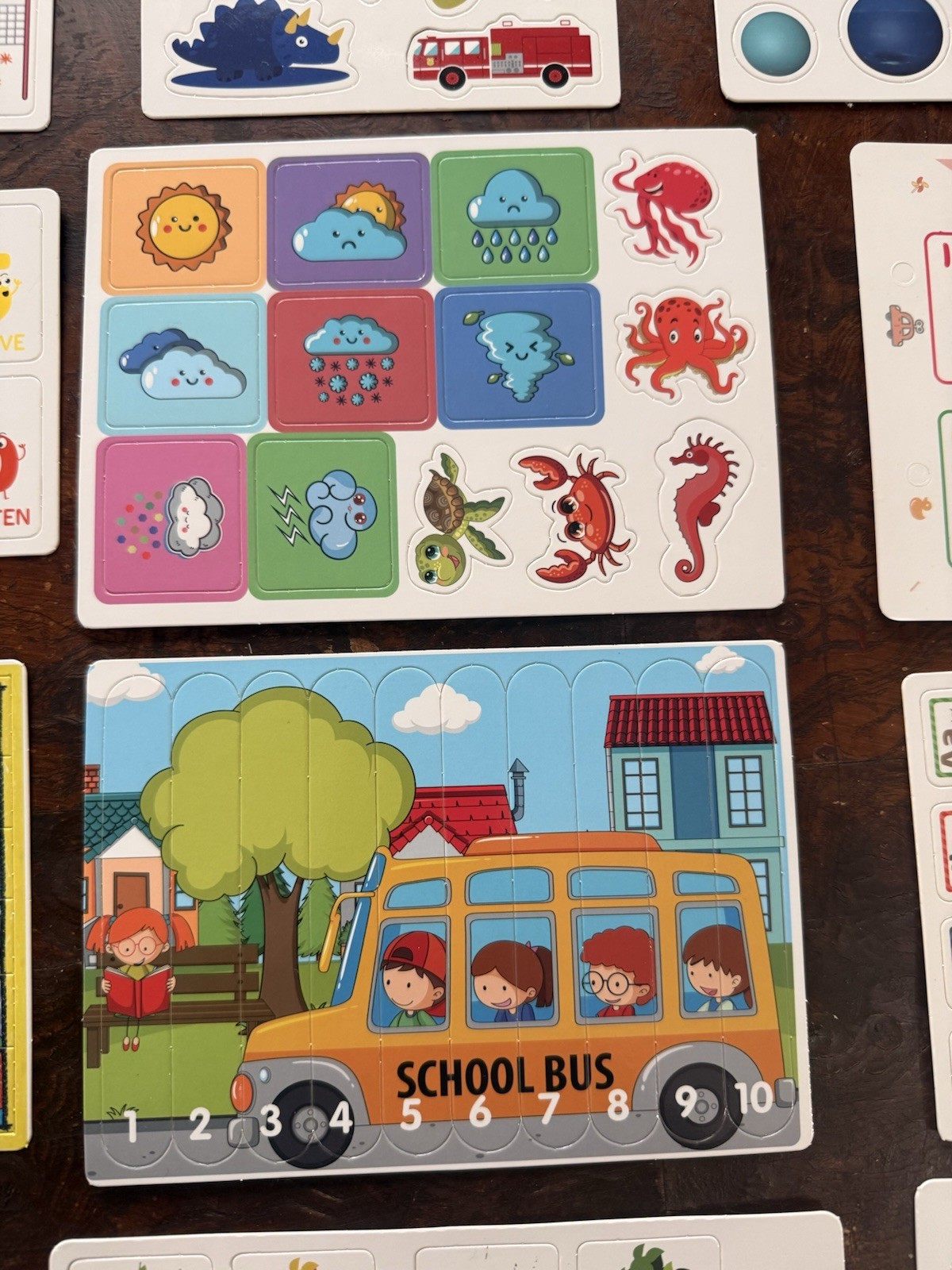 Montessori Preschool Learning Board Set