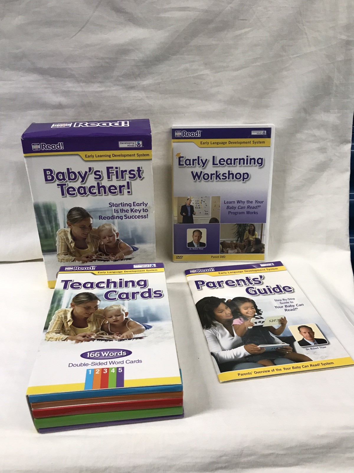 Baby’s First Teacher Early Learning Development System 5 Volumes 1 DVD & Cards