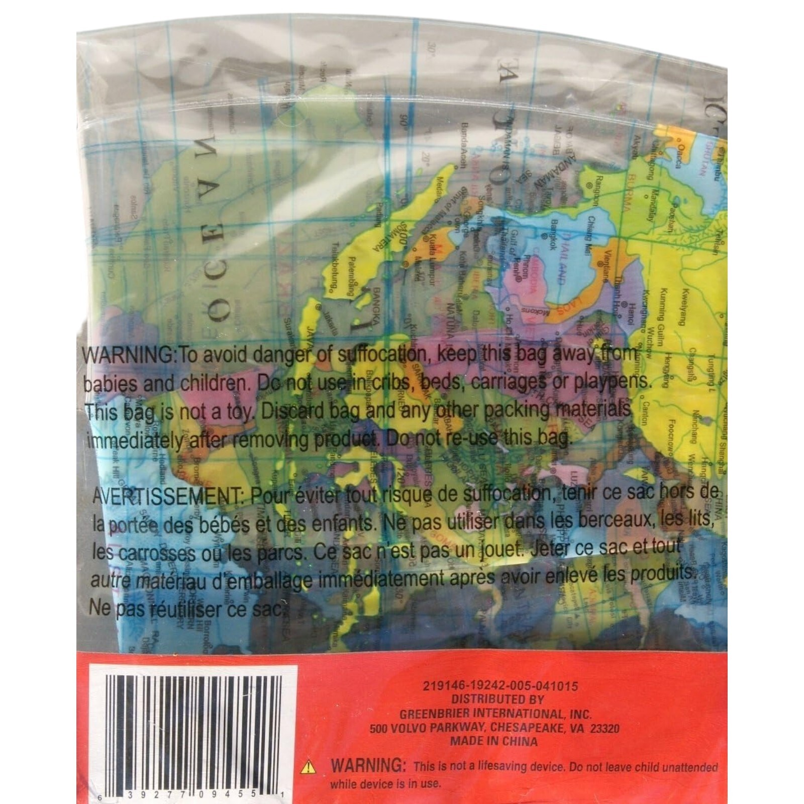 Inflatable Globe Blow up Beach Ball Inflatable World Globe Classroom Teaching