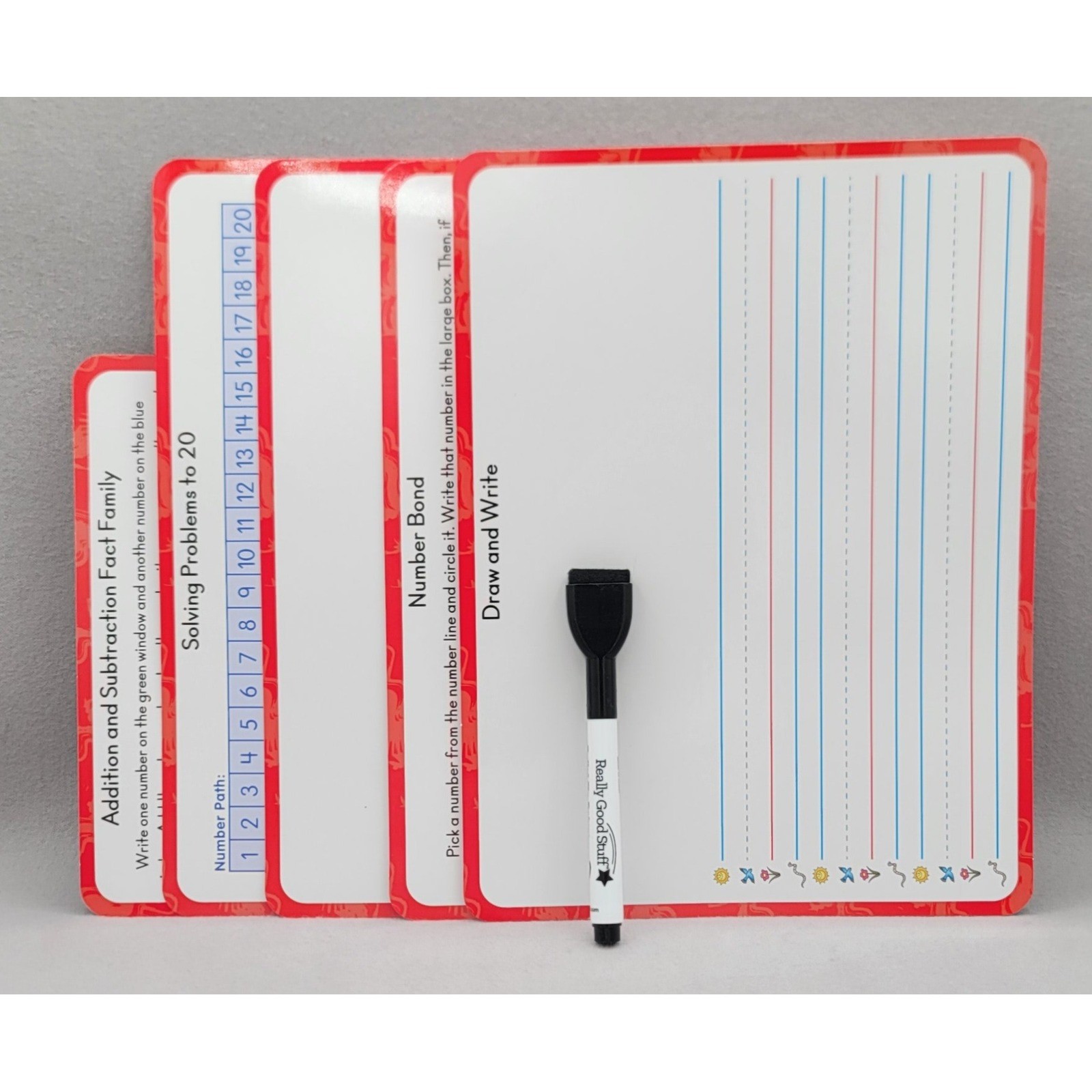 Really Good Stuff Learning Success Activity Kit Ages 6+ Sight Words Math Shapes