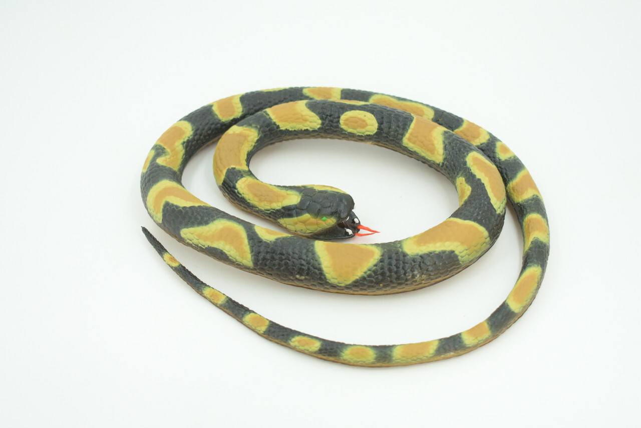 Ball Python Snake, Rubber Snake Toy, Realistic, Replica, Gift, 42″ WR23 BB316