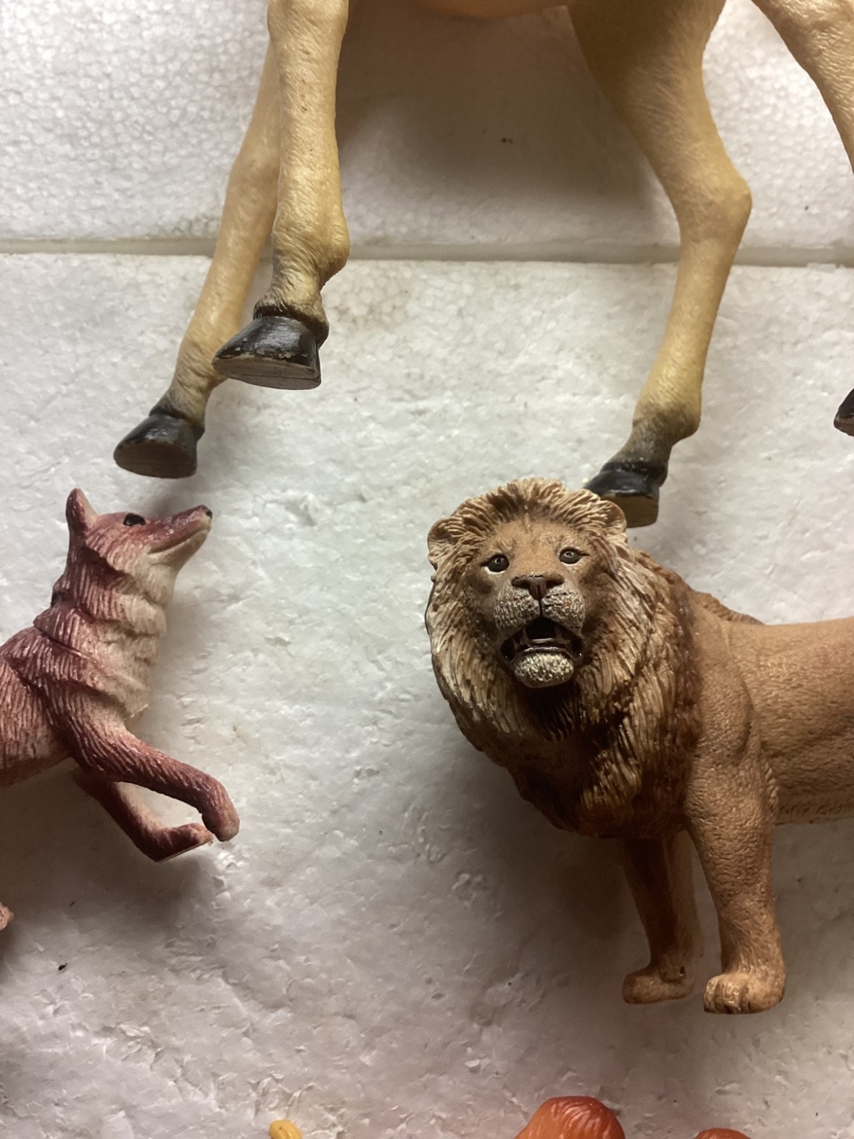 Vintage Mixed Plastic Safari Zoo Jungle Wild Animals Lot of 10.