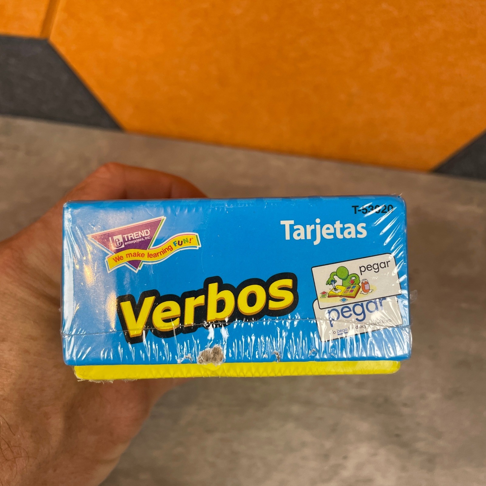 Trend Enterprises Verbos Spanish Flash Cards 94 Count T-53020 Educational New