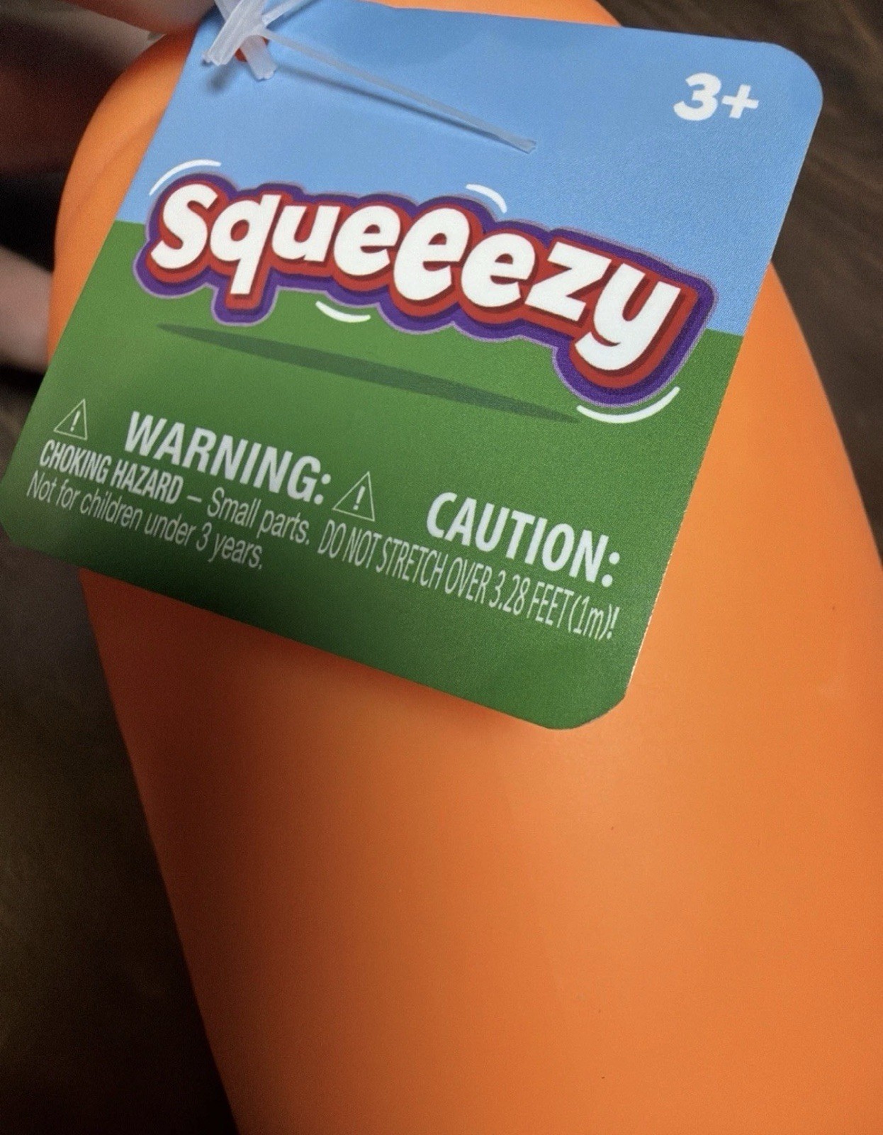 Sunny Days Jumbo Squeezy Carrot Orange Squishy Toy Stress TikTok Viral-NEW