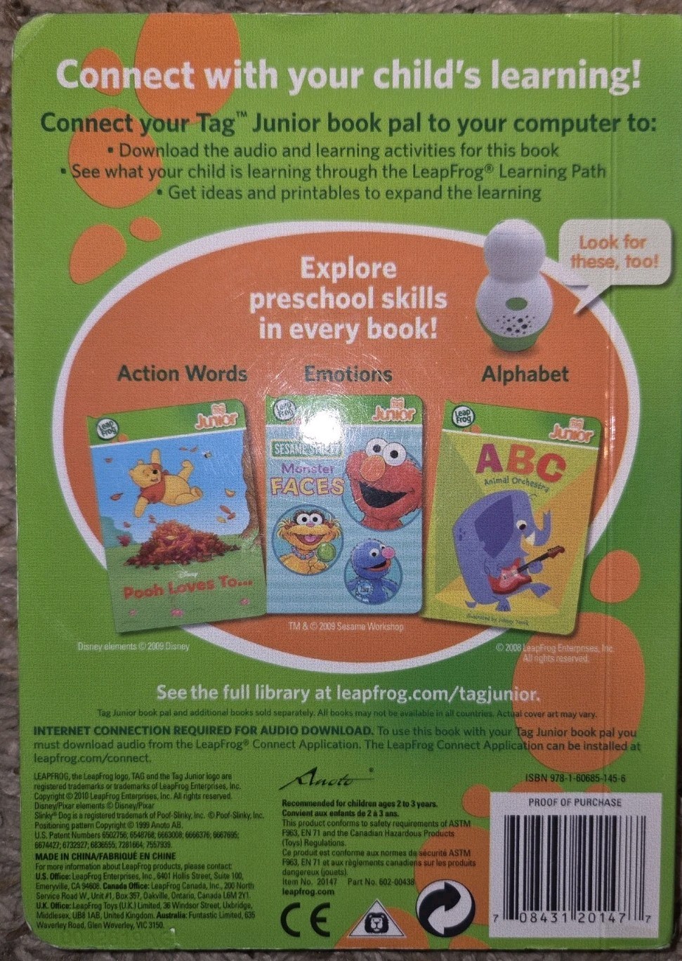 LeapFrog Tag Junior Reader Book – Disney – TOY STORY 3 To Imagination And Beyond