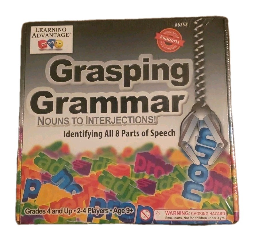 Grasping Grammar Nouns to Interjections! Learning Advantage Board Game New