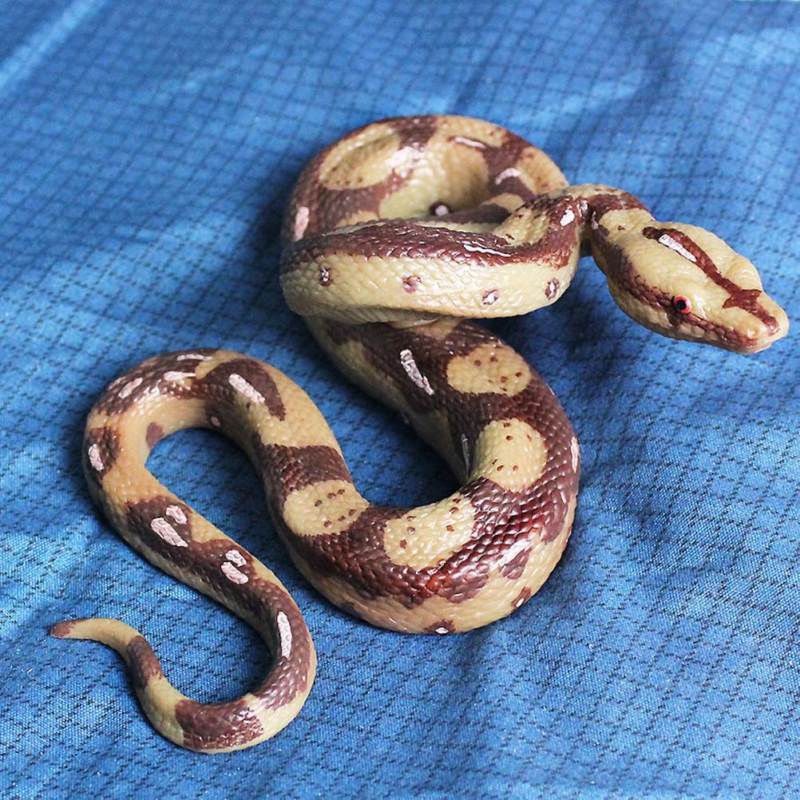 1Pc Python Model Big Prank Realistic Snake Toy for April Fools Day Costume Party
