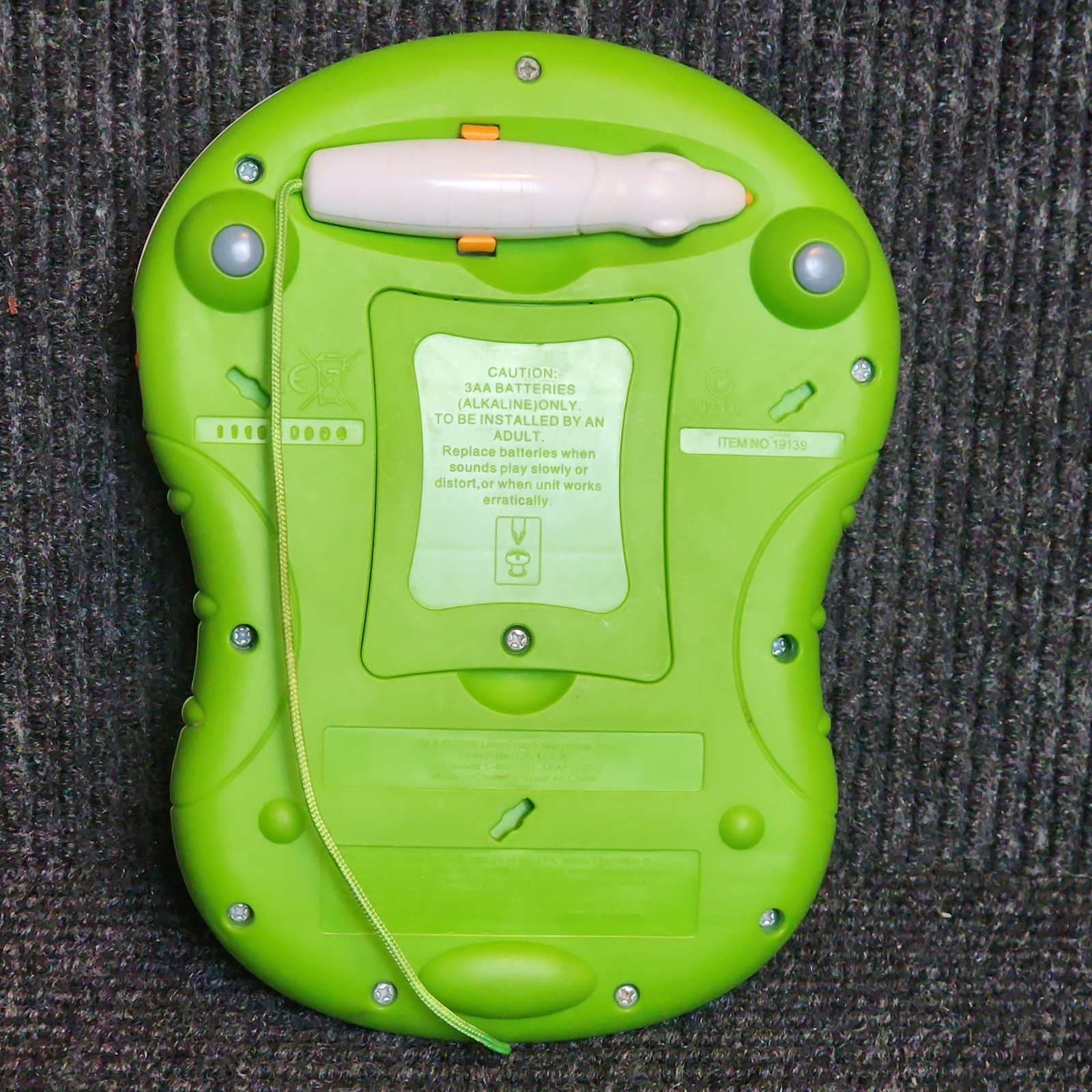 LeapFrog Scribble &Write Tablet Alphabet Learning Game System ~Tested/WORKS