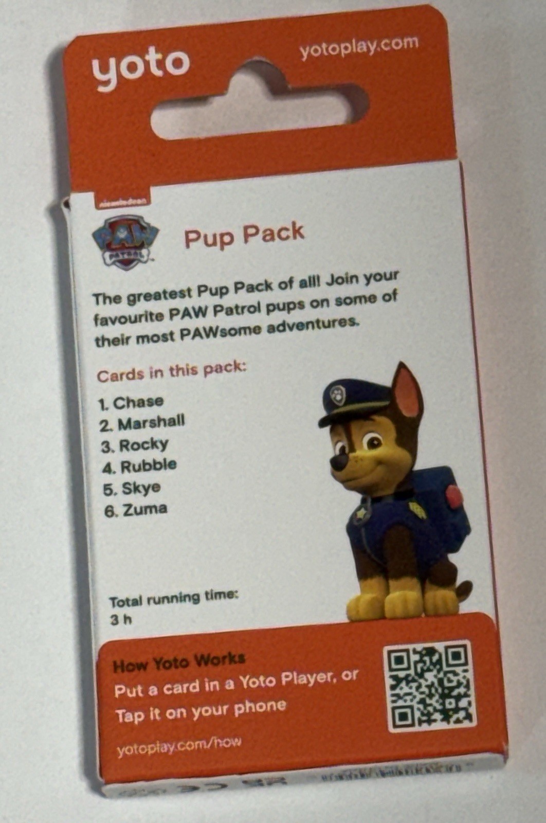 Yoto PAW Patrol Pup Pack Audio Card Collection (6 Card Pack)