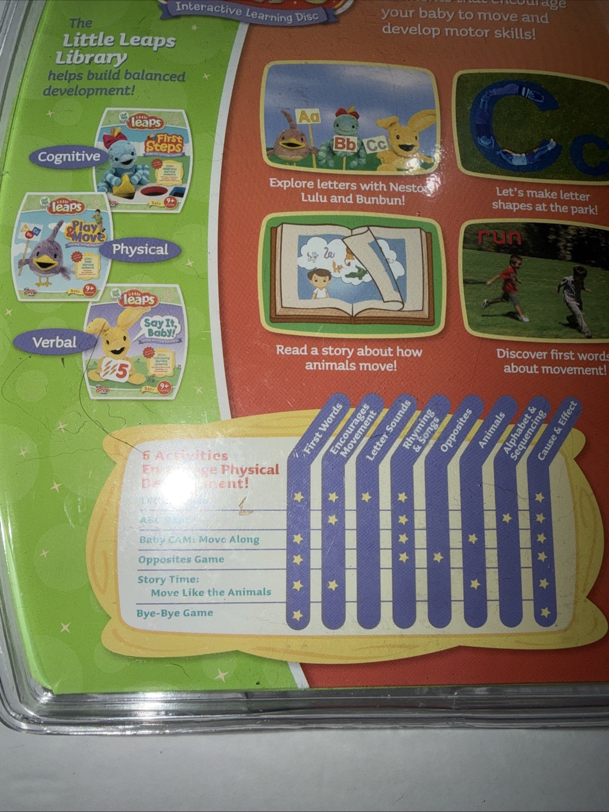 Leapfrog Baby Leap Frog Little Leaps Play & Move and Say It Baby ! NEW