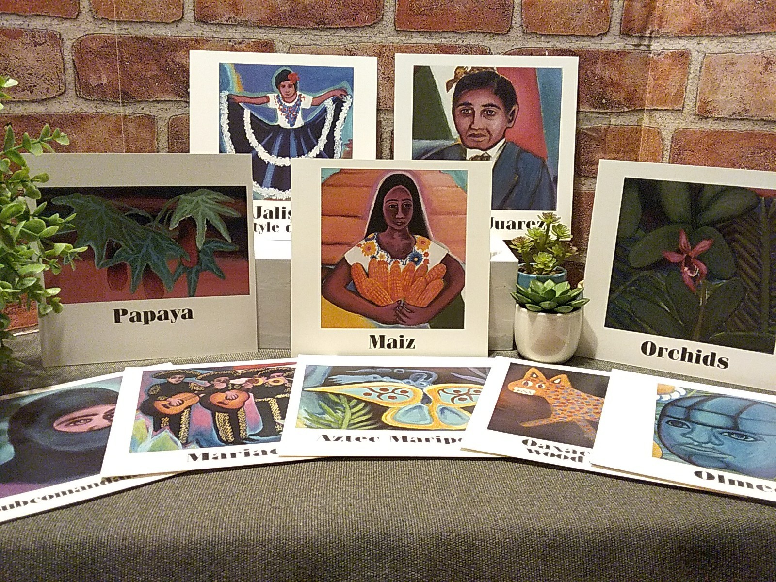 Vtg 2003 Teacher’s Discovery Photo Flash Cards MEXICAN FUN FACTS 39 Cards READ