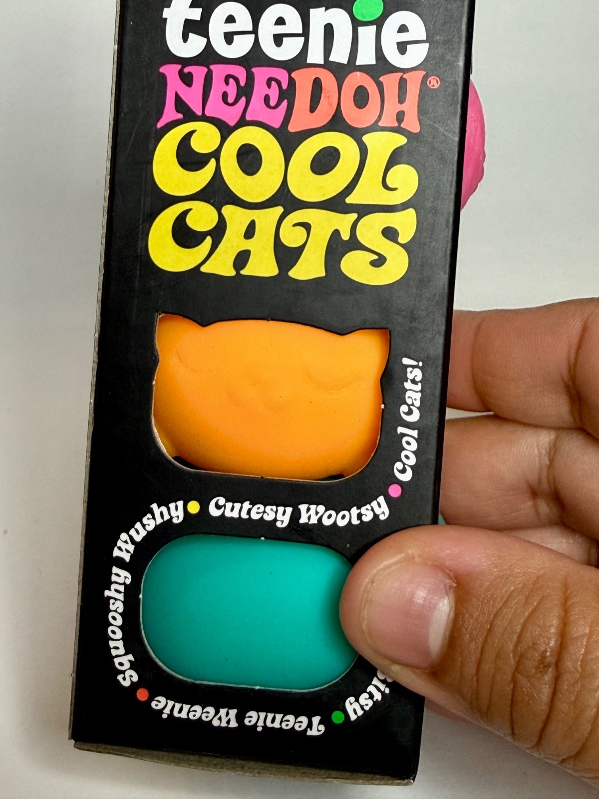AUTHENTIC Teenie NeeDoh Cool Cats 🐱 3 Pack Viral Squishy Fidget Sensory Toy