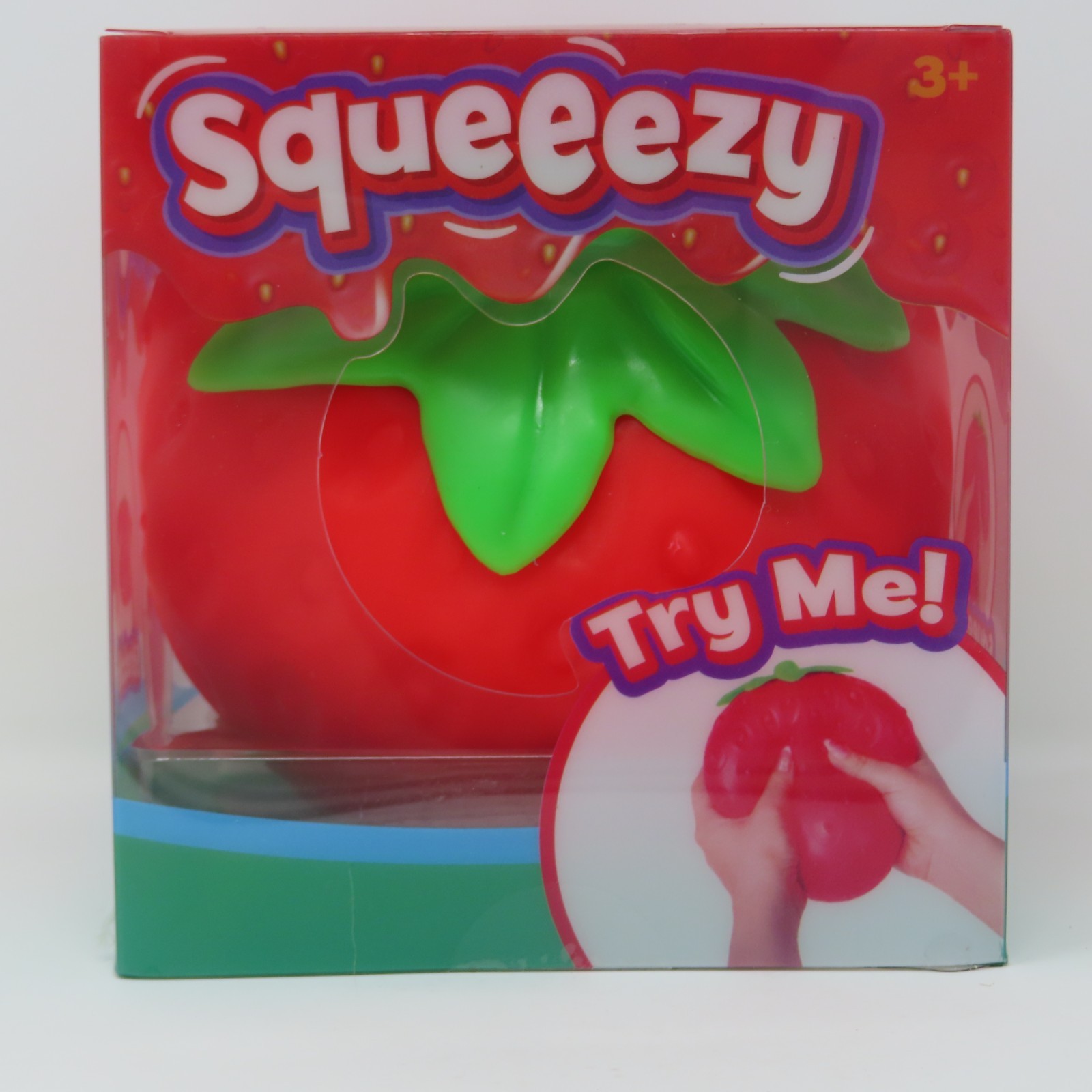 Sunny Days Jumbo Strawberry Squishy Stress Relief Sensory Fidget Toy 5”