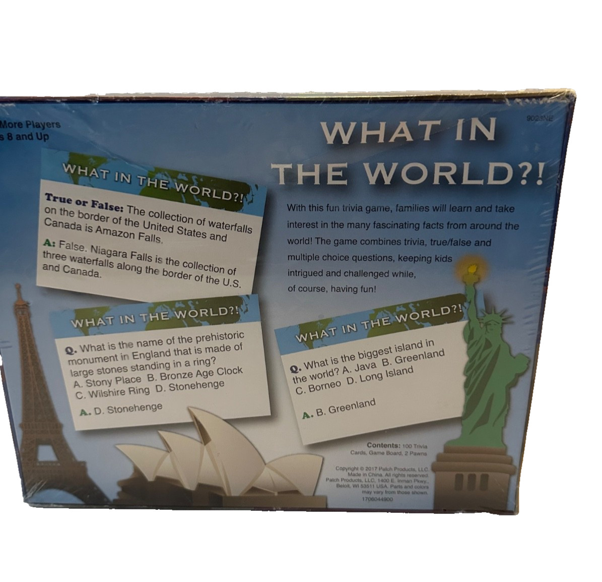 What in The World? geography board game Fun Trivia About Things in the World