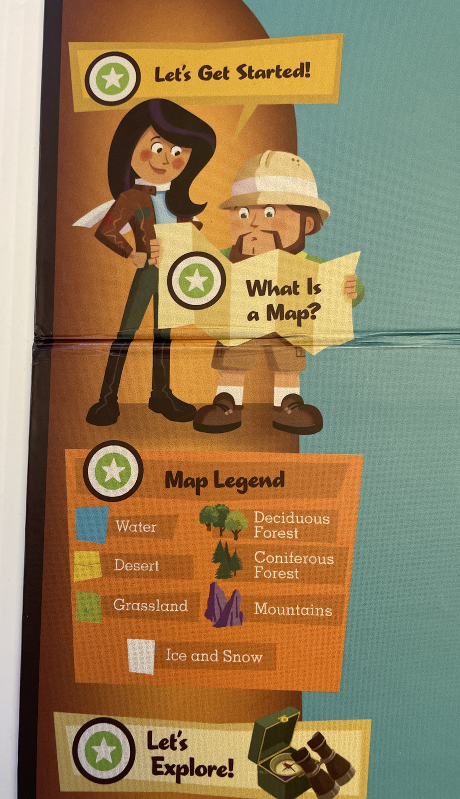 Leap Frog Tag Interactive United States map Double Sided ”MAP ONLY”