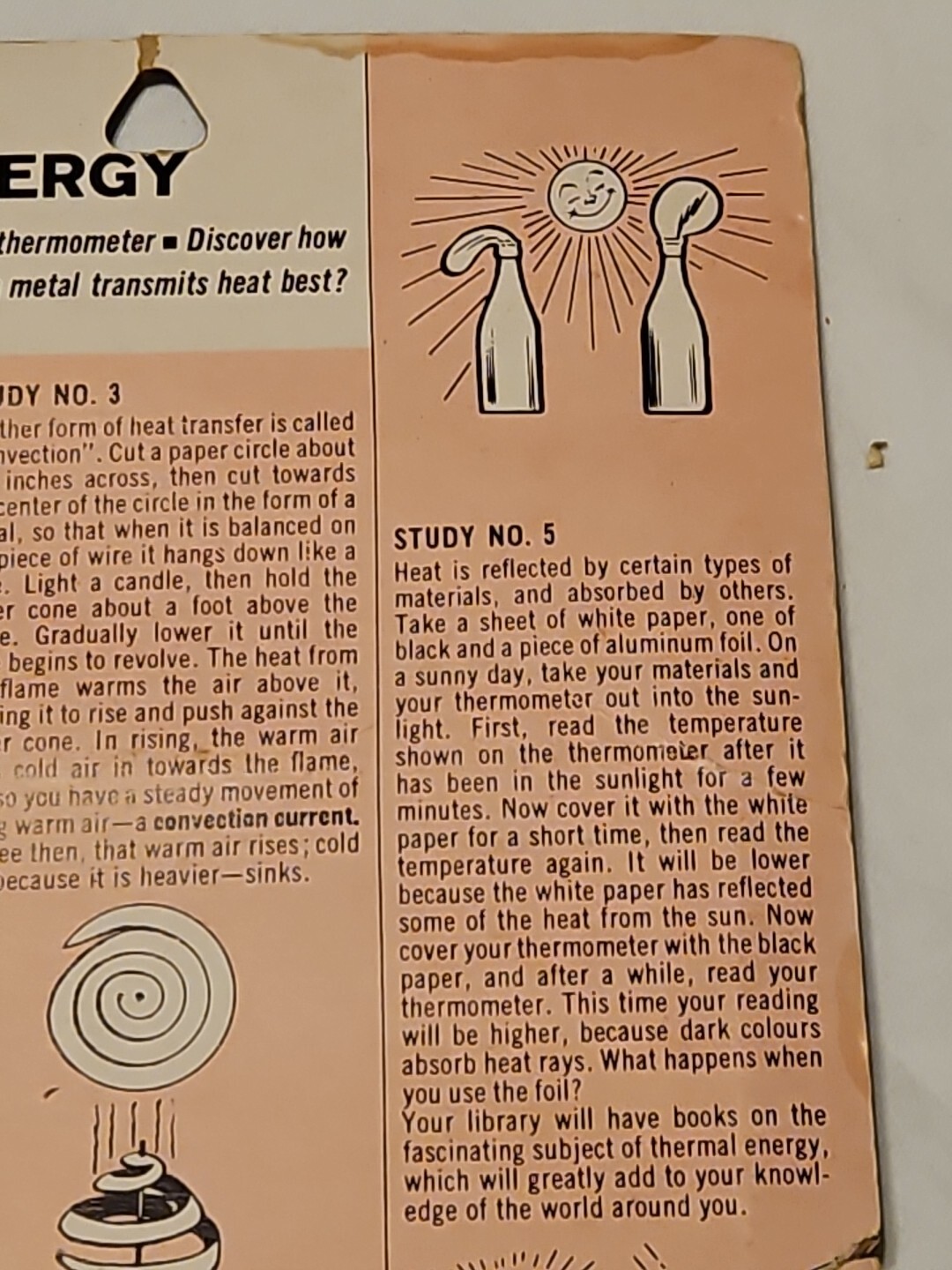 Vintage FUTURE SCIENTIST Series 4 THERMAL ENERGY 1968 RARE JAPAN