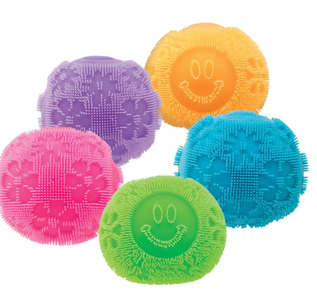 💜 PURPLE 💜 – NIB NeeDoh Fuzz Ball Stress Ball Squish Toy Fast Ship! – New!!!