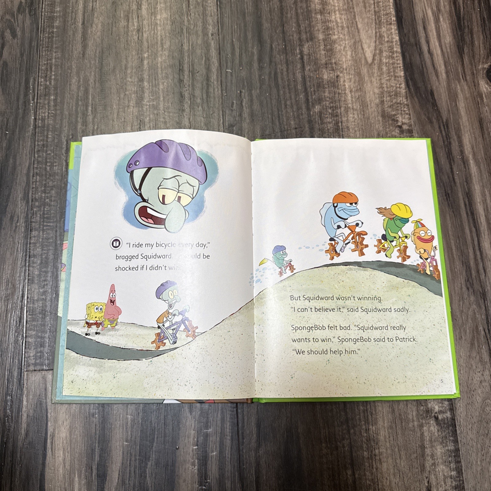 LeapFrog Tag, LeapReader book — SPONGEBOB SQUAREPANTS: TOUR de BIKINI BOTTOM