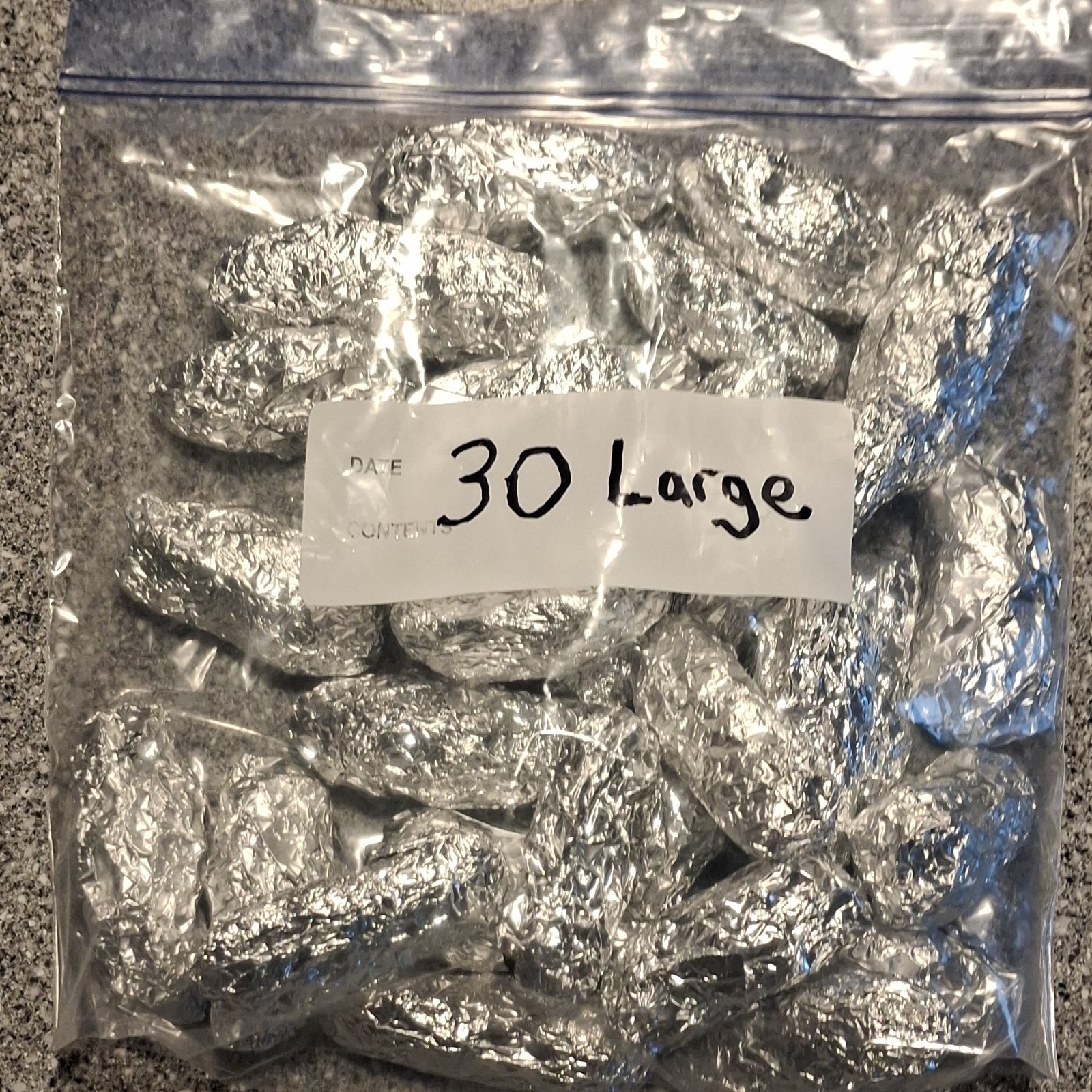 Thirty Large Barn Owl pellets 2.5 to 3 inches.