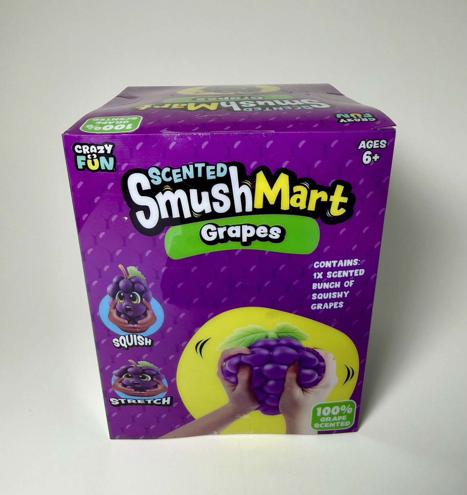 Viral SmushMart Grape Squishy Scented Squeezy Toy FAST SHIPPING