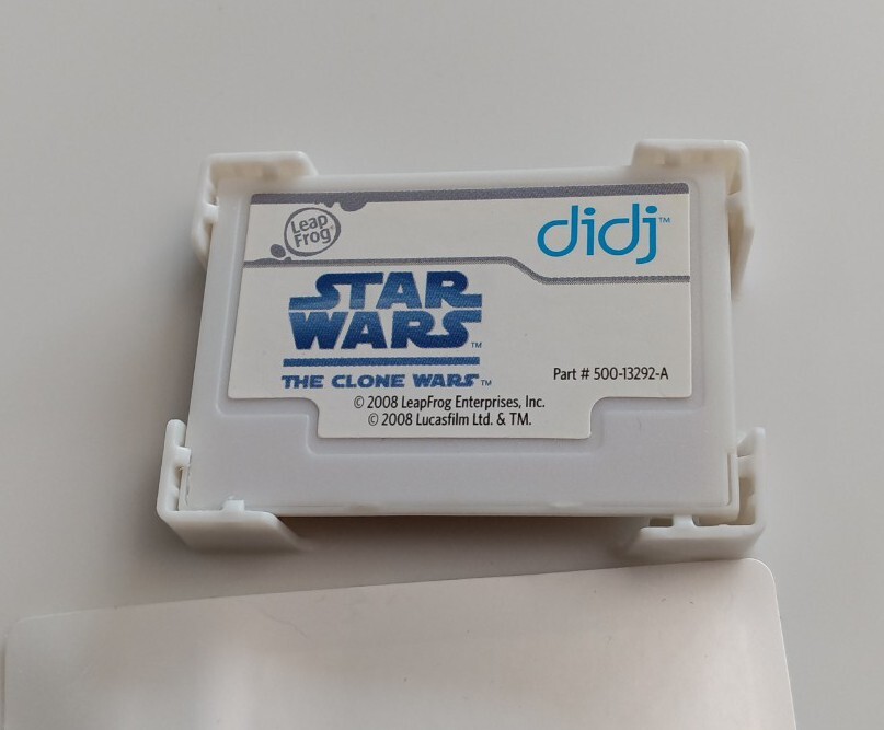 LeapFrog didj Games Star Wars The Clone Wars Ages 6-10 Used Fast Shipping Game