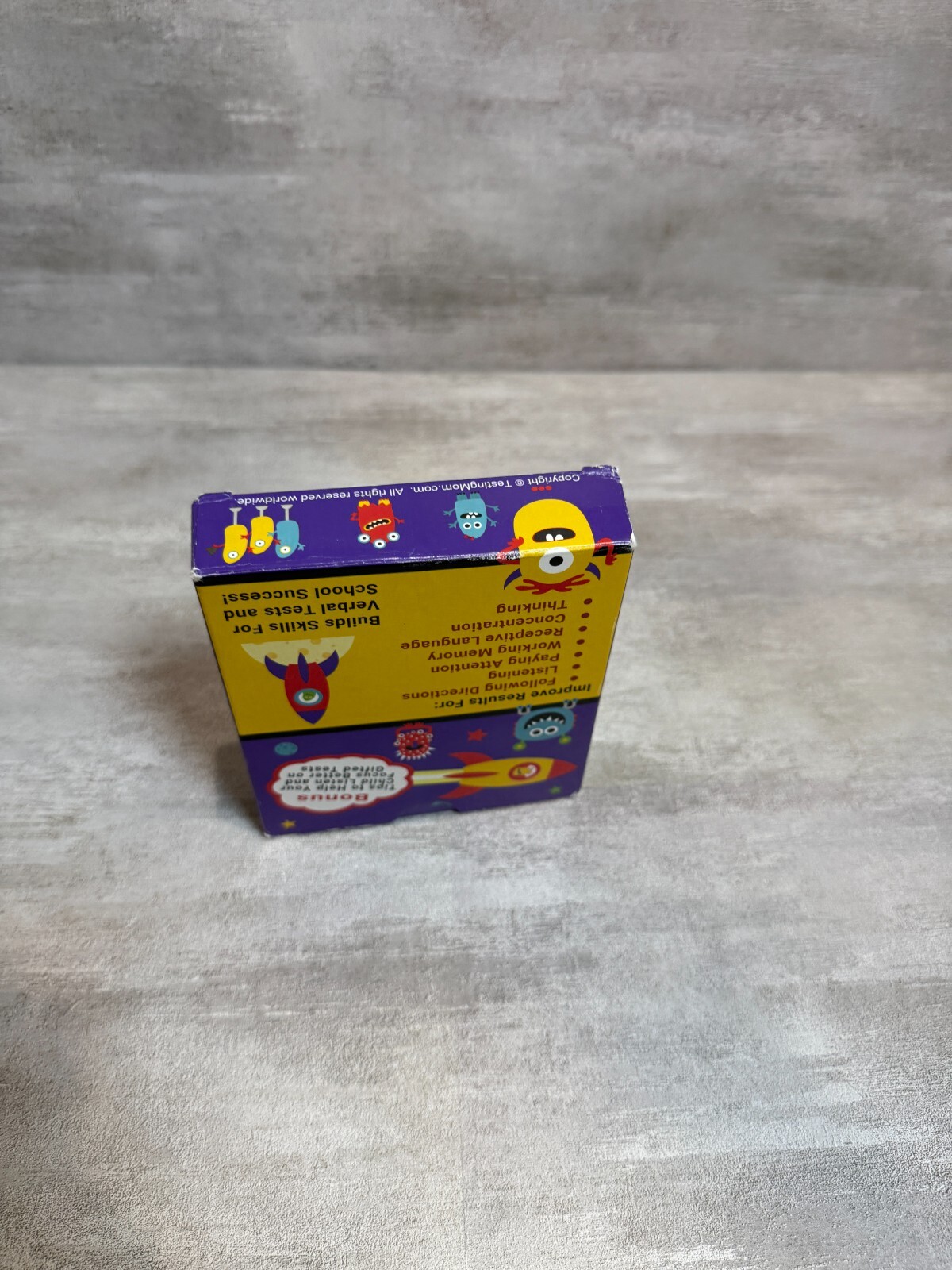Gifted Testing Flash Cards 1st to 2nd Grade Following Directions