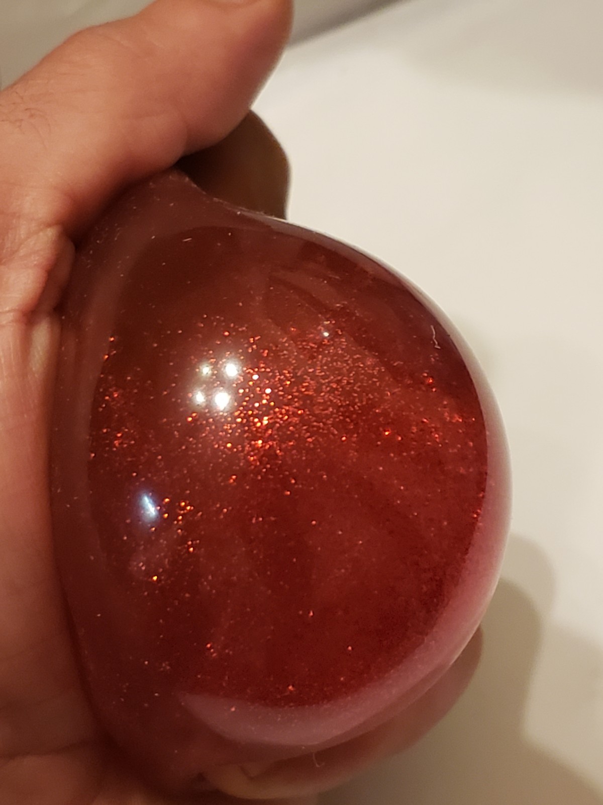 RARE Red Stardust Shimmer NeeDoh- Used- 100% AUTHENTIC Nee Doh