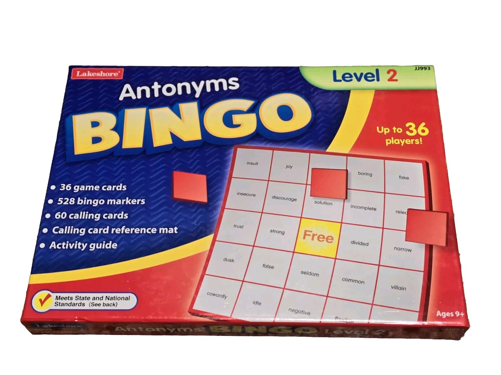 Lot 4-Lakeshore Bingo Prefixes Suffixes Synonyms Antonyms Fractions Age 10 & Up