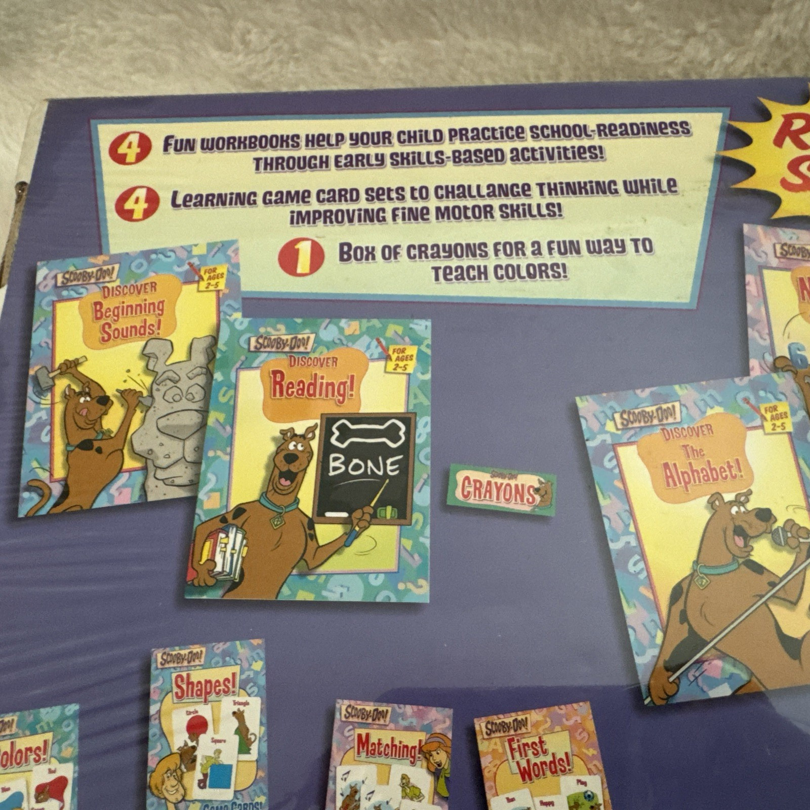 Scooby-Doo Discovery Box Set Factory Fun Packed Activity Kit NEW Sealed