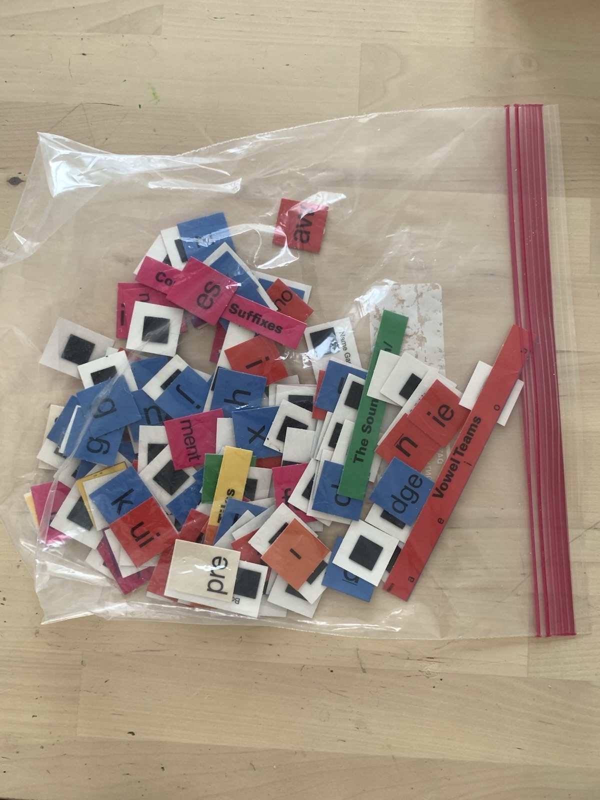 All About reading/Spelling Letter Tiles.