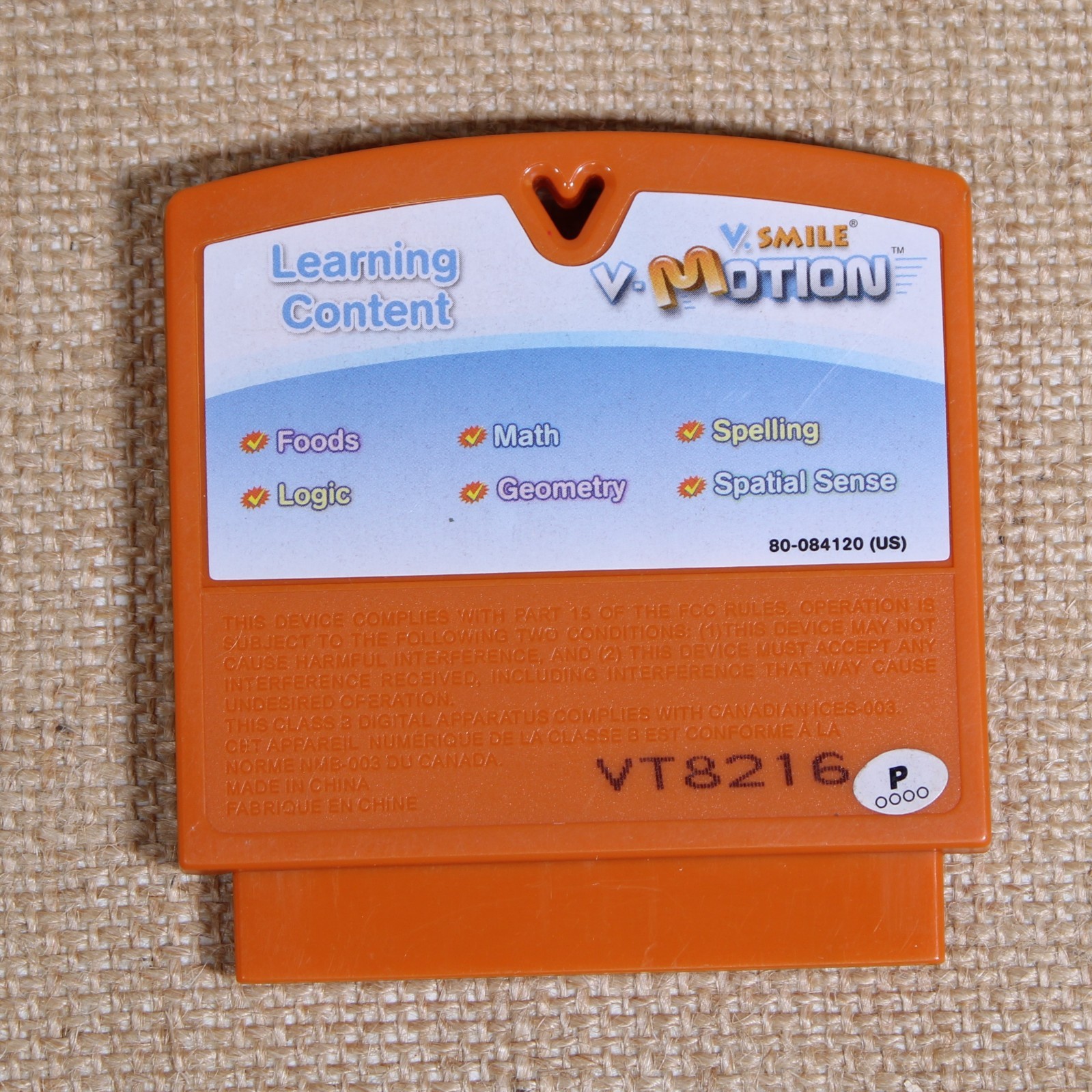 Vtech V.Smile Motion Dream Works Kung Fu Panda Path of the Panda Game Cartridge
