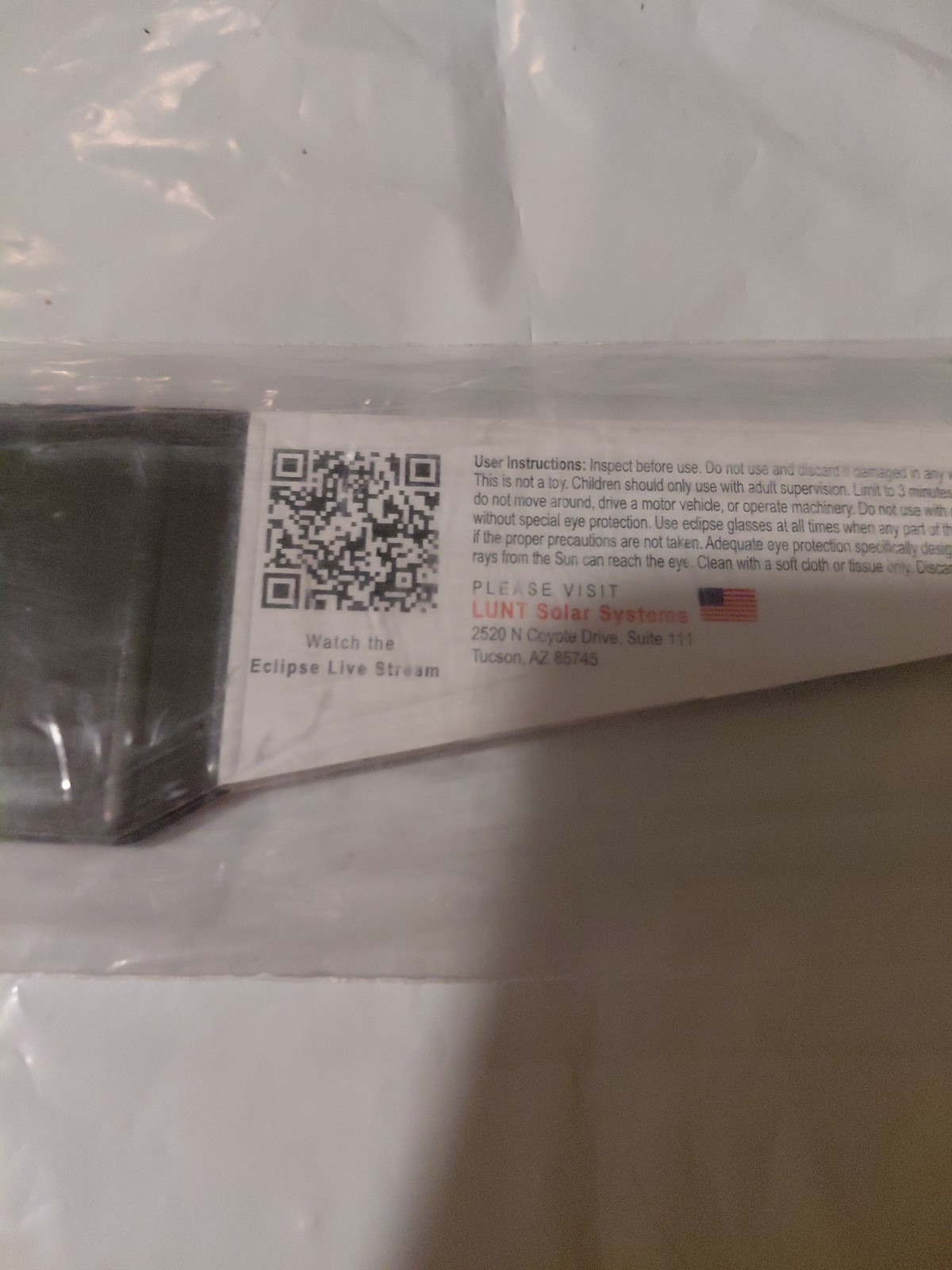 LUNT SOLAR SYSTEMS 5 Pack Eclipse Glasses, NASA Approved 2024, Trusted for Solar