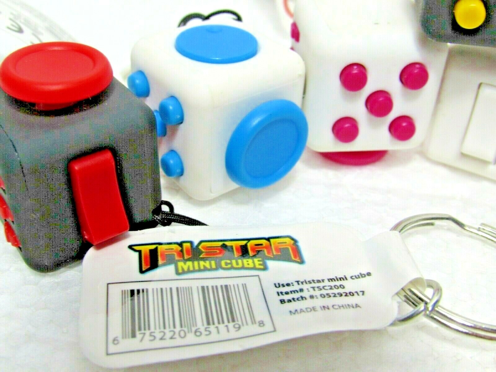 Fidget Toy Cube Stress Anxiety Relief Desk Toy EDC 6 Sided Adults Kids Focus LOT