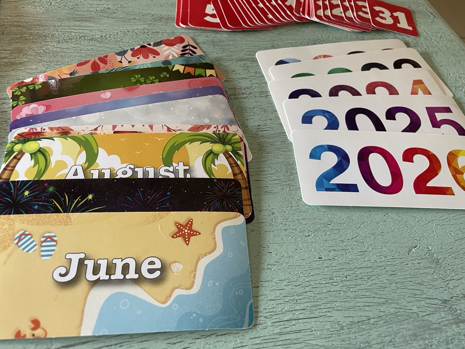 Hanging Monthly Calendar. Learning for Home Classroom, School. Great Condition!