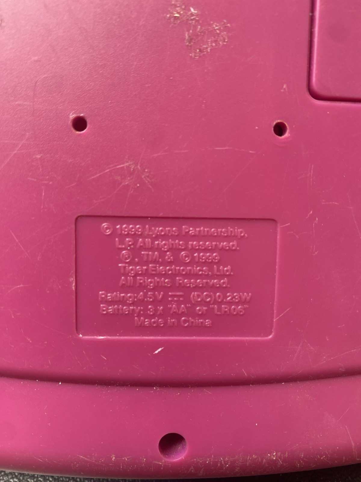 Vintage Barney’s Learning Laptop 1999 Interactive Tiger Toy Educational TESTED