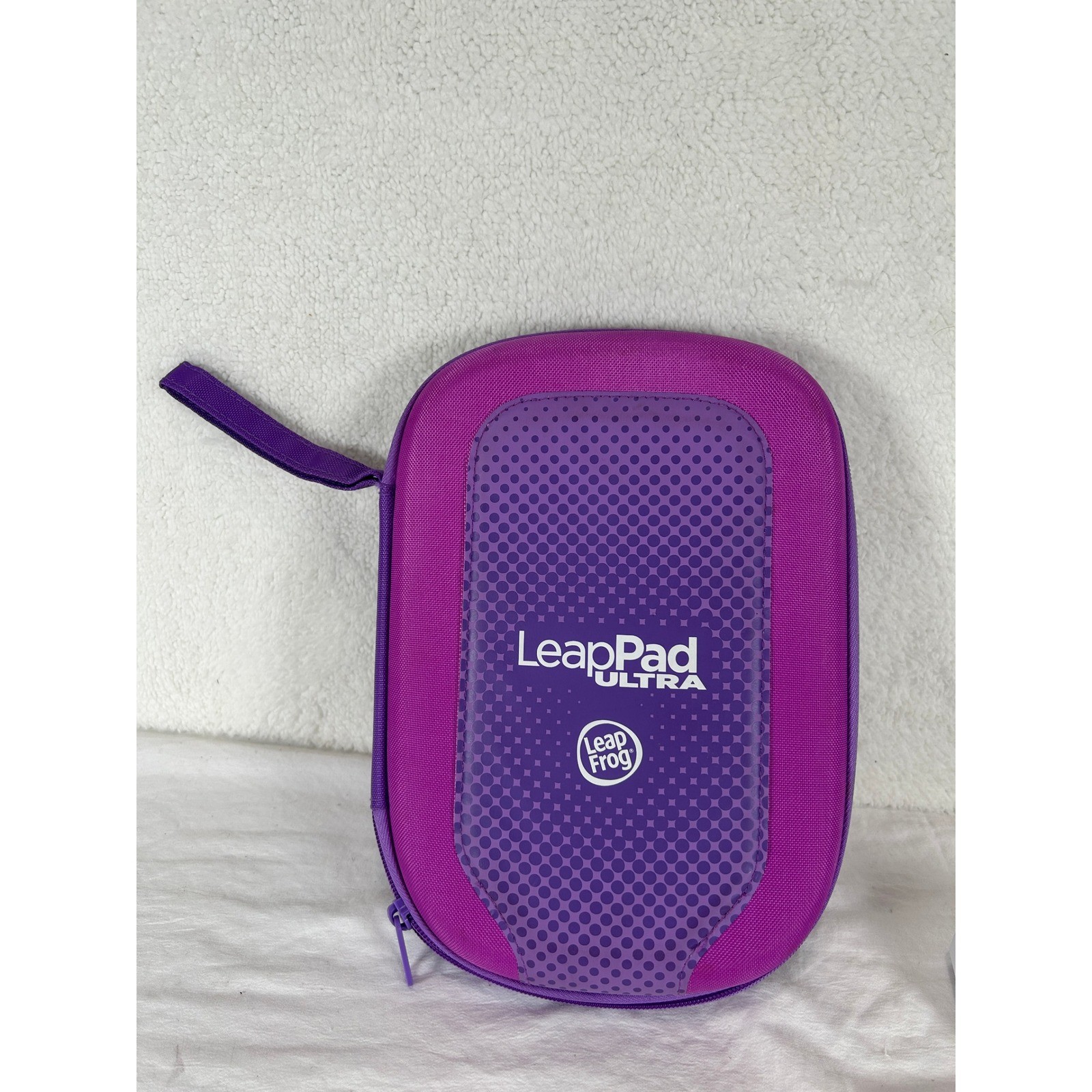 LeapFrog LeapPad Ultra 33300 Kids Learning Tablet Purple White Case Charger Game