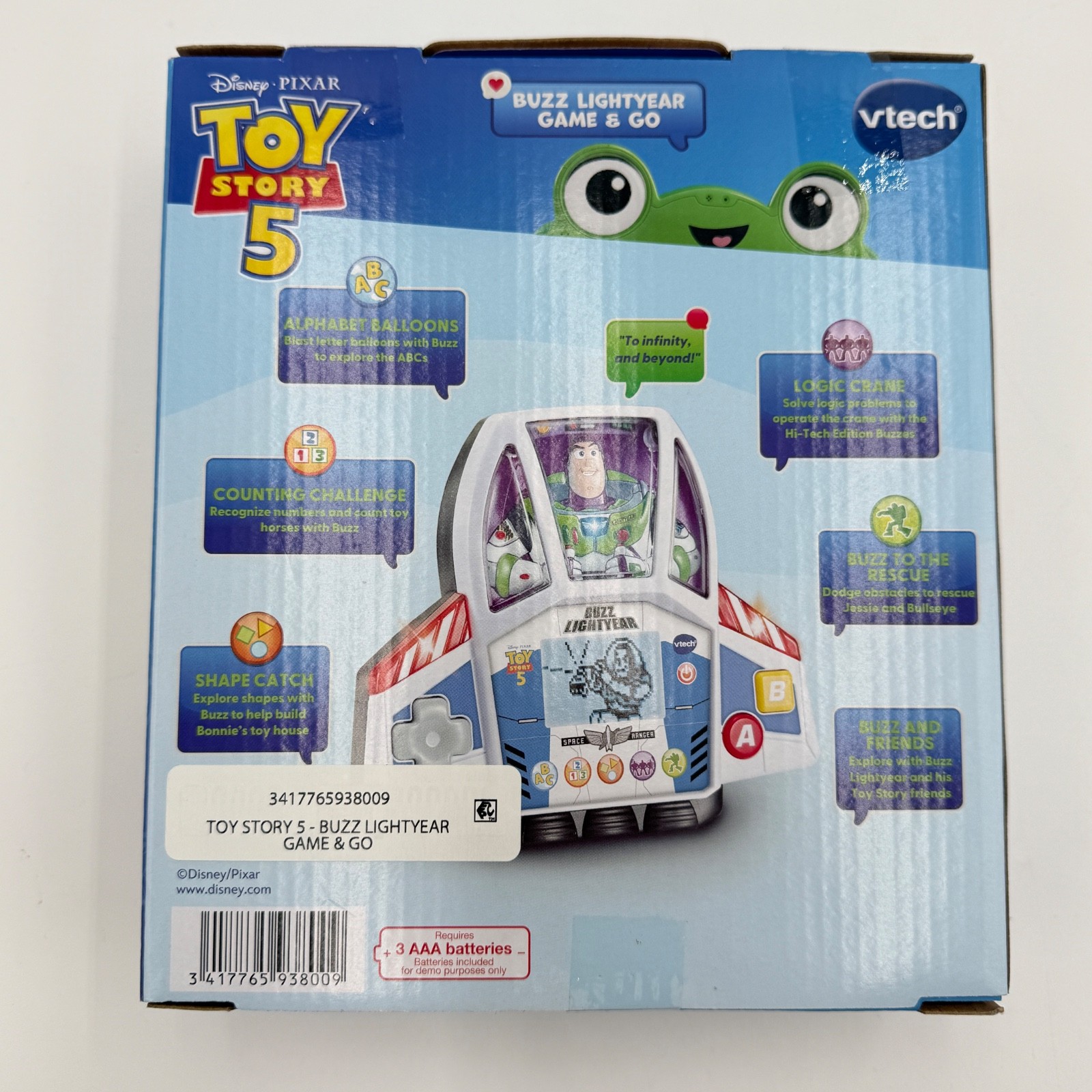 VTech Toy Story 5 Buzz Lightyear Game & Go, Interactive Learning Toy, 3y+