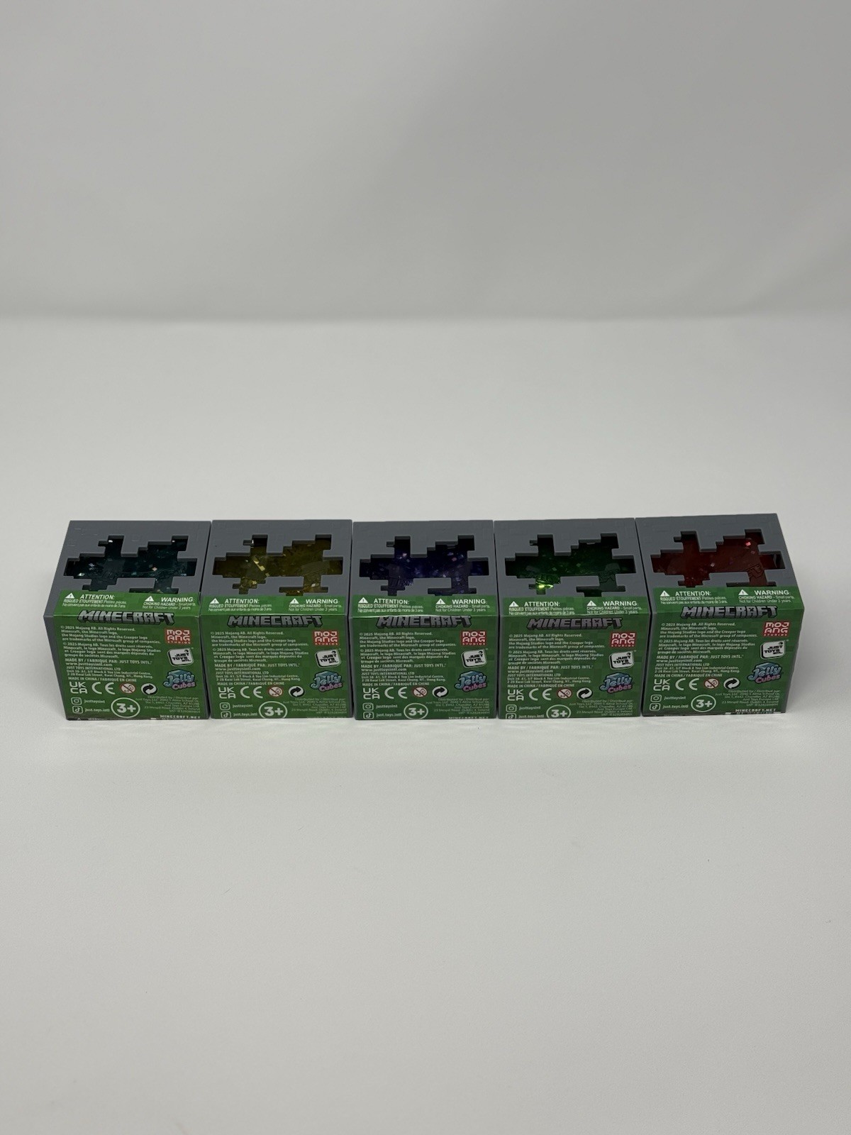 Minecraft Jelly Cube Lot RARE Viral Squishy Bundle Set of 5 🧨 Like Needoh