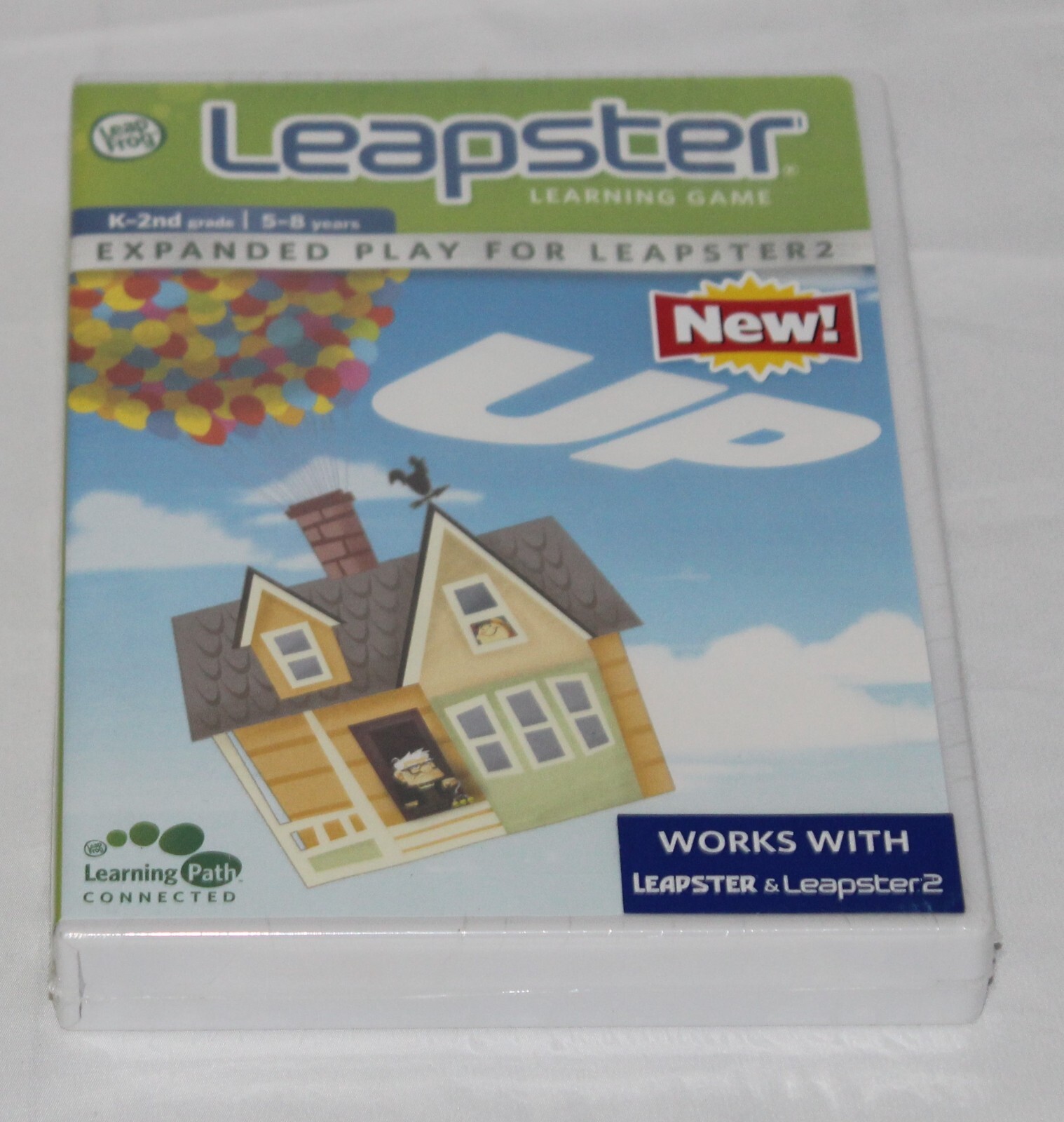 Leap Frog Leapster Learning Two Games UP and BEACH DAY Ages 4 – 7 New & Sealed
