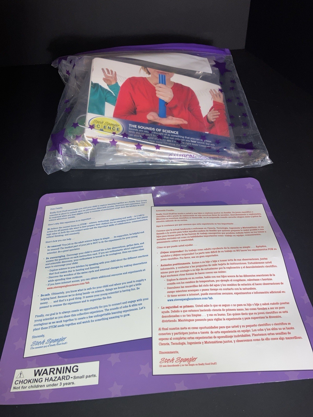 Really Good Stuff Family Engagement Science STEM The Sounds Of Science Kit