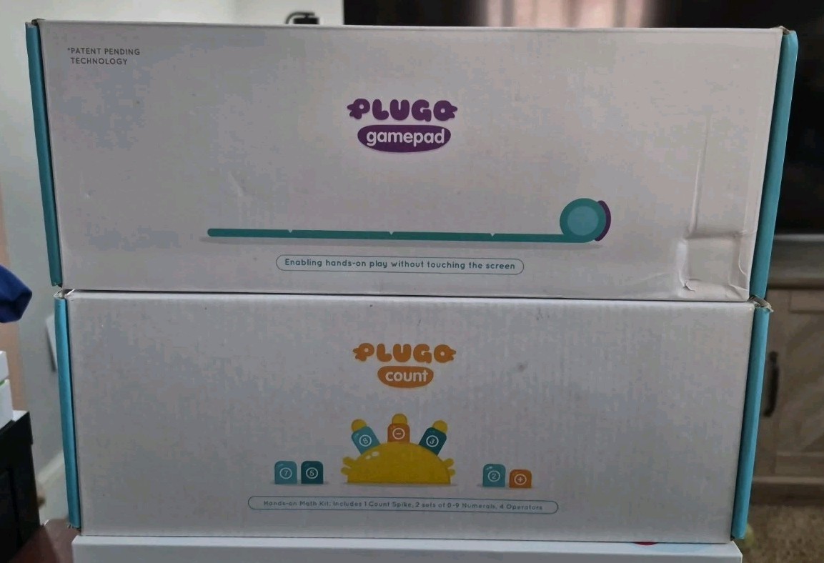 Shifu Plugo Lot Of 2 Game Pads, Plugo Tunes & Plugo Count – Complete Learning